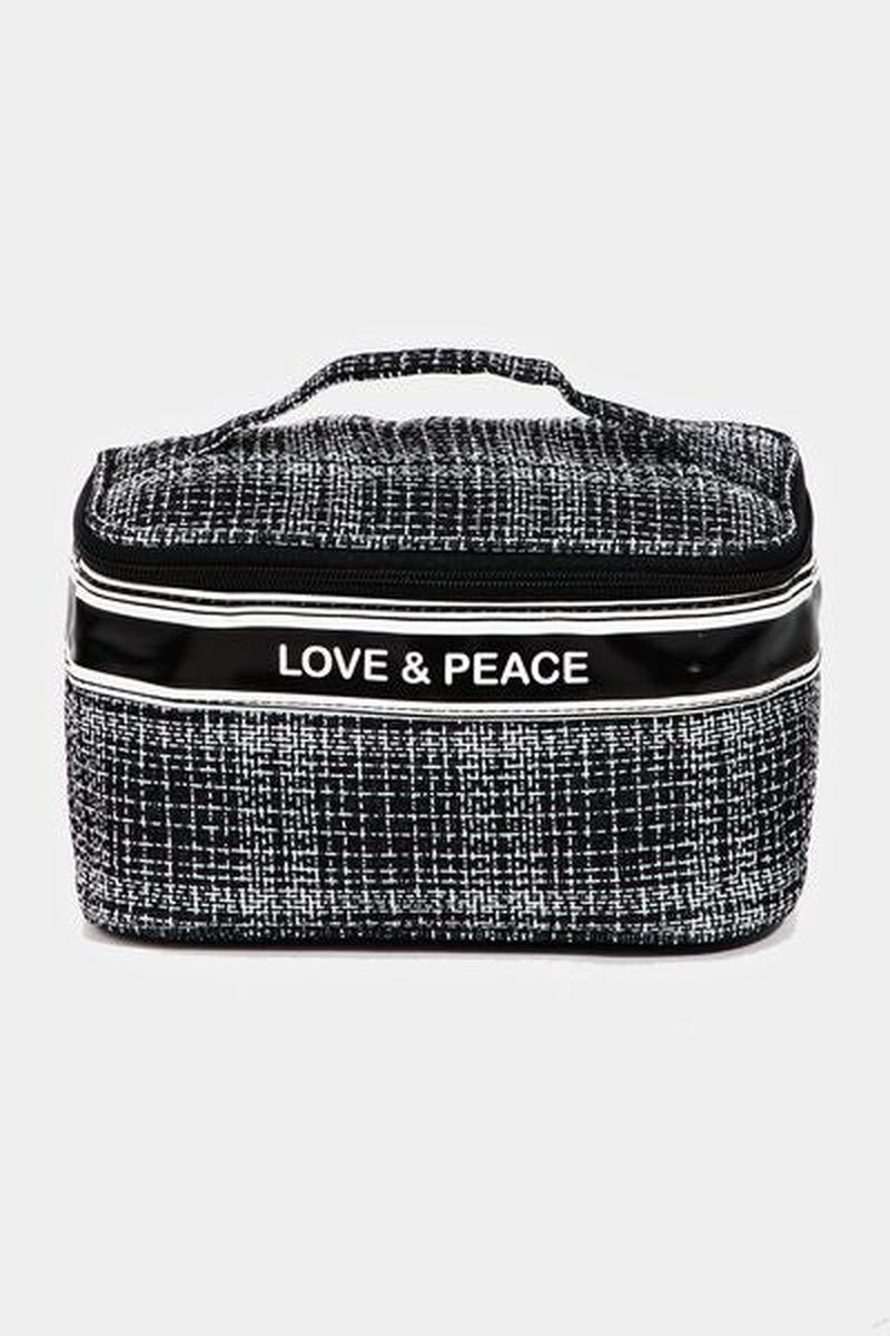 Black Love & Peace Make Up Bag