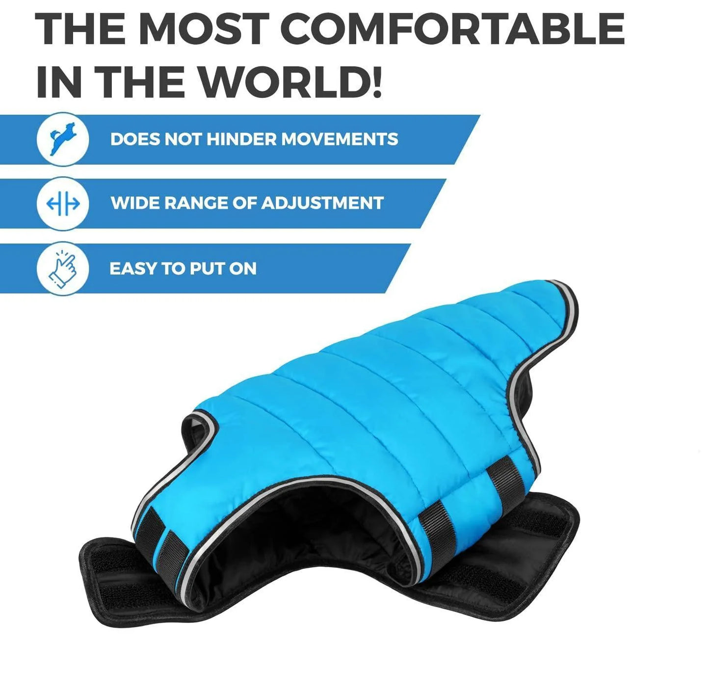 This winter coat is made to be comfortable to wear for your dog.