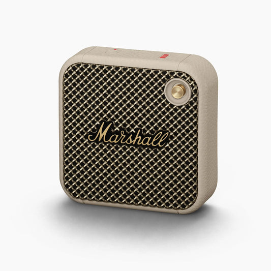 Marshall Willen Portable Bluetooth Speaker (Cream) is Certified Refurbished. For a great prize!