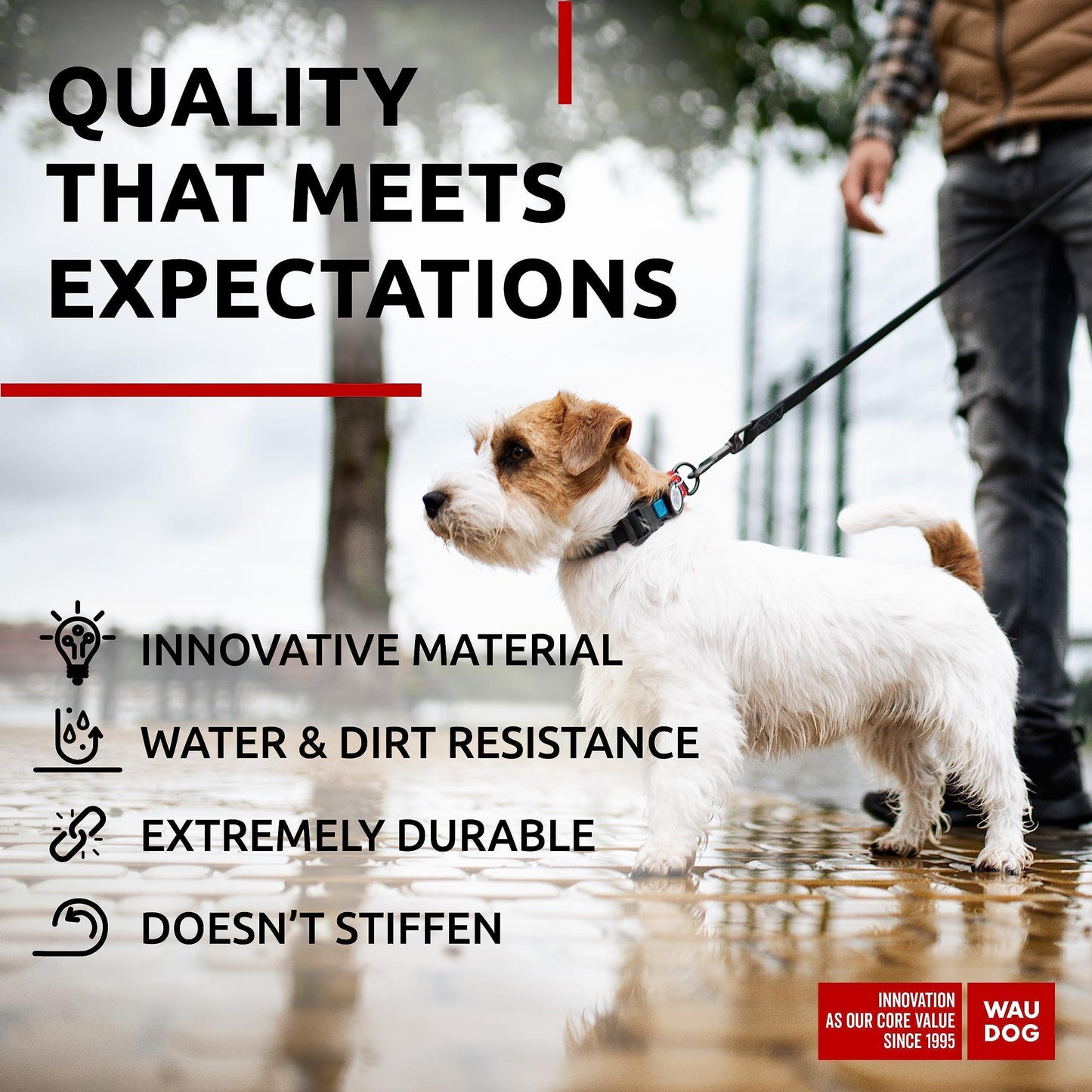 The Collar is extremely durable and doesn't stiffen.