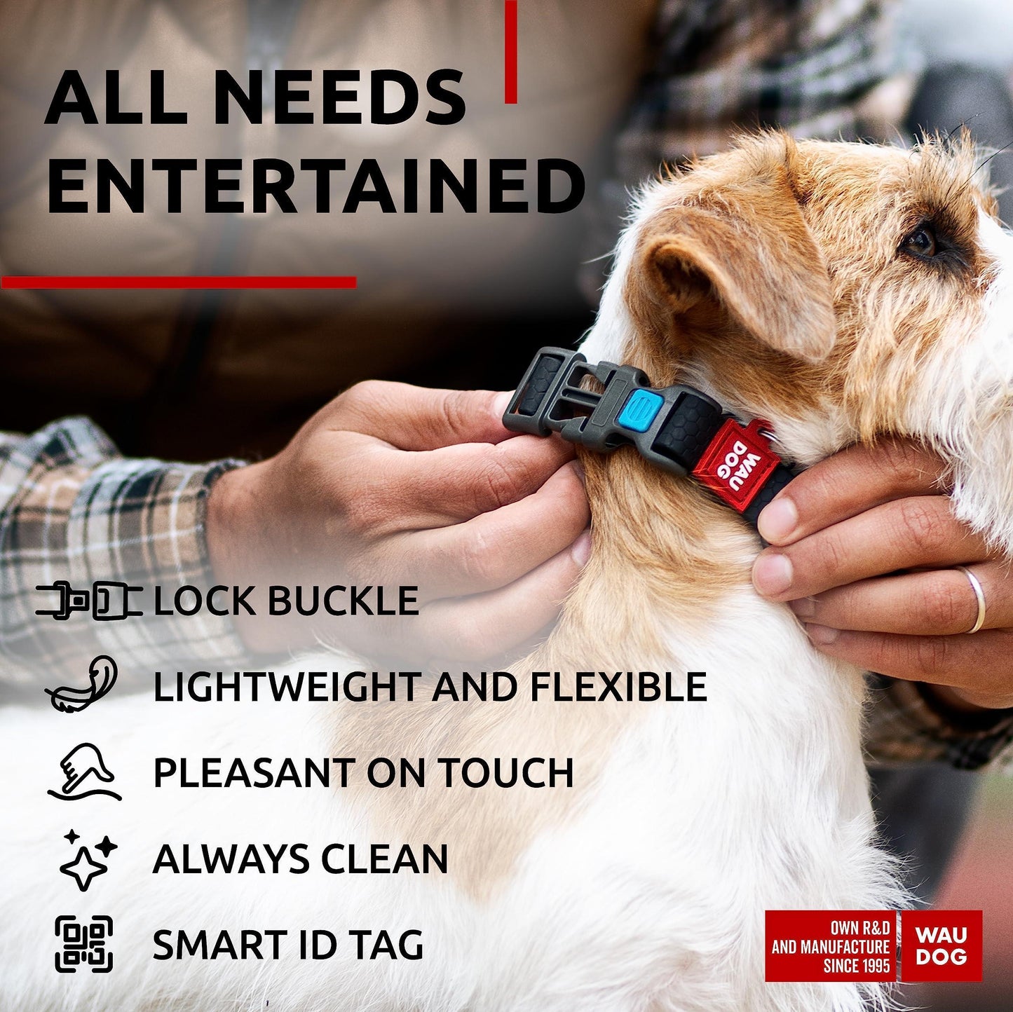 The lock buckle is tag.to use and has a smart ID