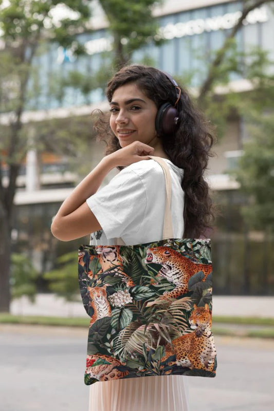 Fancy Alberi Tote Bag with tigers