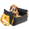 VEVOR Dog Booster Car Seat for Small Dog up to 25Lbs Black/Yellow.