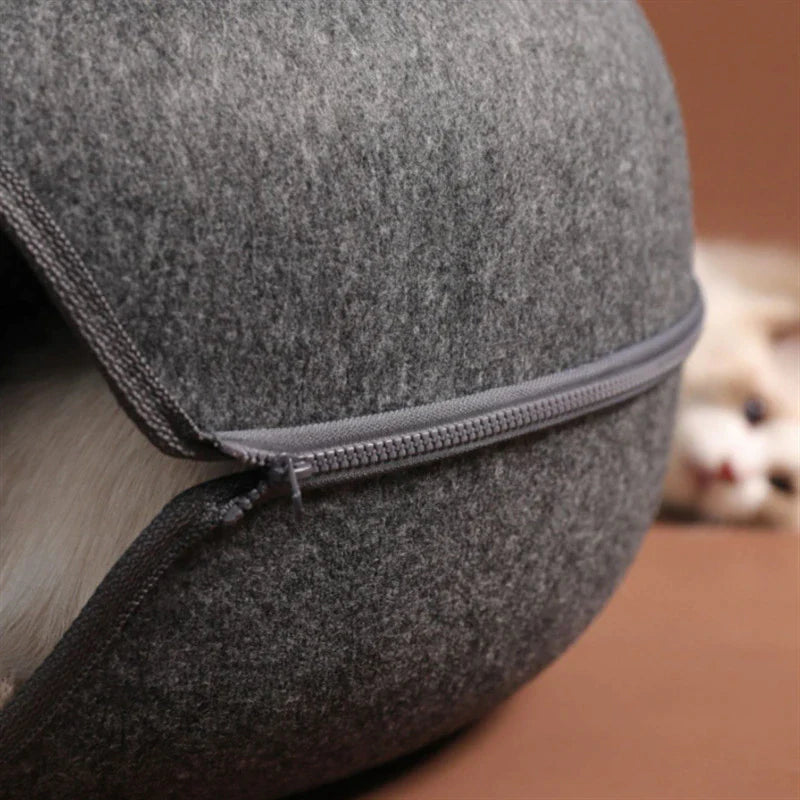 Cozy Donut Shaped Cat Bed