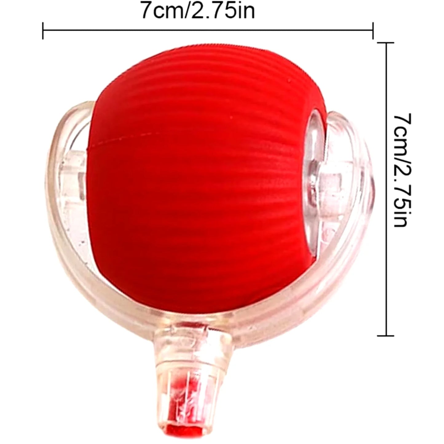 Interactive Rechargeable Cat and Dog Rolling Ball Toy  Mesurement