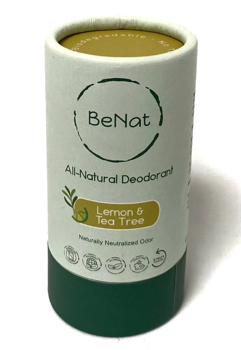This natural deodorant has a beautiful sent that lasts for 12 hours.