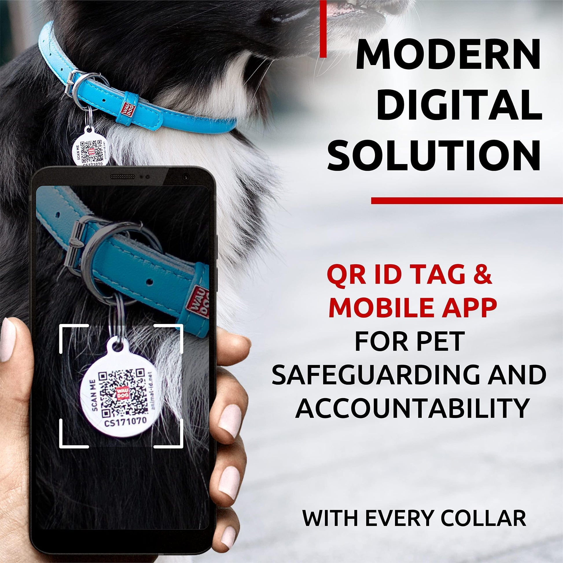 QR ID TAG & Mobile App Included