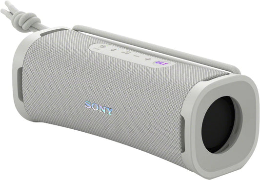 This Certified Refurbished - Sony - ULT FIELD 1 Wireless Bluetooth Speaker  is Off White.